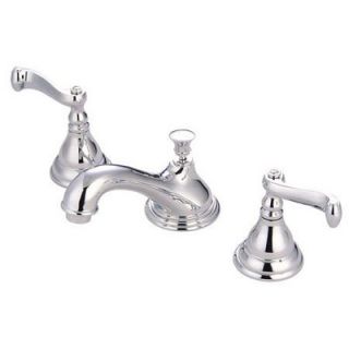 Elements of Design Royale Widespread Bathroom Faucet with Double Lever