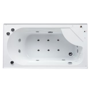 Ariel Bath Platinum Sliding Door Steam Shower with Bath Tub and Right