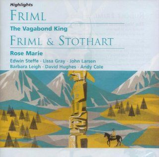 Friml The Vagabond King Music