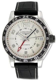 Longines Admiral GMT Dual Time Automatic Steel Mens Watch Date L3.668.4.76.2 at  Men's Watch store.
