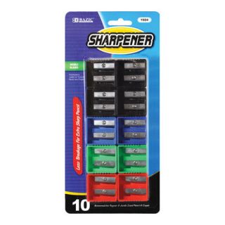 Bazic Dual Blades Square Sharpener (Set of 10) (Set of 10)
