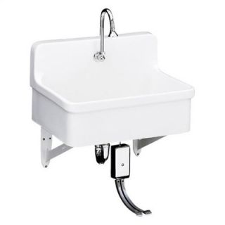 Kohler Gilford Scrub Up/Plaster Sink with Single Hole Faucet Drilling