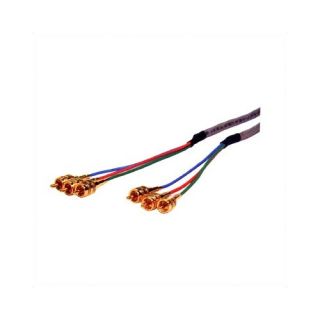 Plenum High Resolution 3 RCA Plugs Each End Component Video Cables