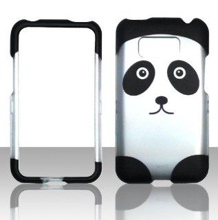 2D Panda Design LG Optimus Elite LS696 Sprint, Virgin Mobile Case Cover Hard Protector Phone Cover Snap on Case Faceplates Cell Phones & Accessories