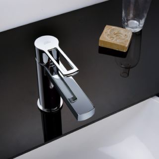 WS Bath Collections Ringo Single Hole Bathroom Faucet with Single