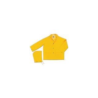 Yellow Classic 0.35 mm Polyester Rain Jacket With Welded Seams, Storm