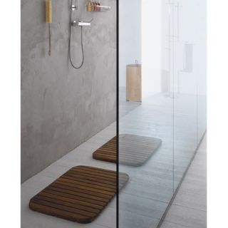 WS Bath Collections Complements Tapie Shower Mat in Teak Wood   19 x