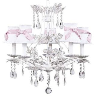 Jubilee Collection Cinderella Chandelier with Optional Shade and Sash