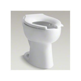Kohler Highcrest Elongated Toilet Bowl with Rear Spud and Bedpan Lugs
