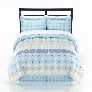 The Big One Brice Queen 8 Piece Bed in Bag Set Geometric Comforter Sheets   Bed In A Bag