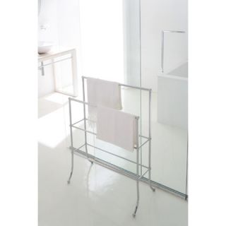 WS Bath Collections Vanessia Towel Stand in Polished Chrome