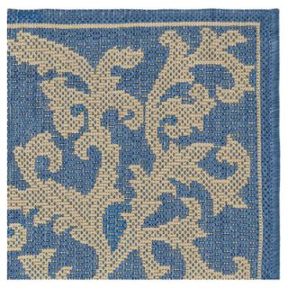 Safavieh Courtyard Blue/Natural Persian Rug