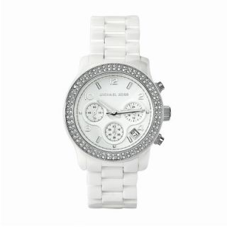 Michael Kors Womens Classic White Ceramic Watch with