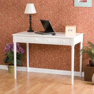 Wildon Home ® Hull Crisp White 2 Drawer Writing Desk
