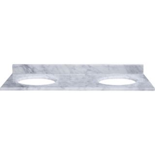 61 Marble Vanity Top for Undermount Sinks with Backsplash