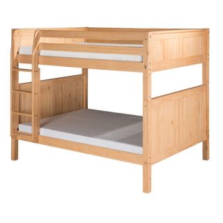 Full over Full Bunk Bed with Panel Headboard
