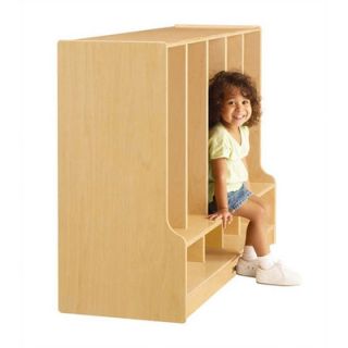 Jonti Craft KYDZ Toddler Coat Locker with Step   Rectangular (48 x 17