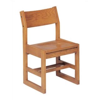 14 Wooden Sled Based Classroom Chair