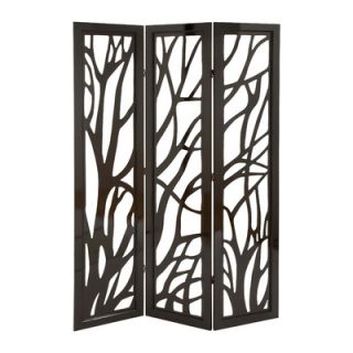 Woodland Imports 72 x 48 3 Panel Room Divider