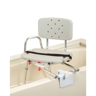 Eagle Health Tub Mount Transfer Bench with Molded Swivel Seat and Back