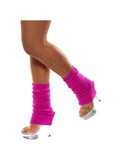 Neon Pink Legwarmers Adult   Adult Exotic Negligees