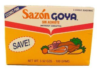 Goya Sazon Econopak 3.5 oz  Mexican Seasoning  Grocery & Gourmet Food