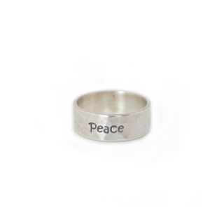 The Withaya Cheunjit Artisan Sterling Silver Spirit of Peace Band Ring