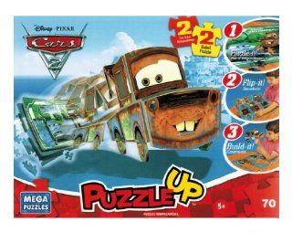 Disney / Pixar   Puzzle Up   Double Sided   70 Pc Mater Puzzle Toys & Games