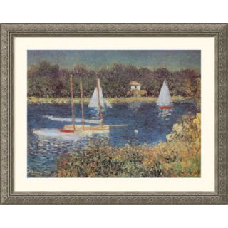 Great American Picture Bassin dArgenteuil, 1872 Silver Framed Print