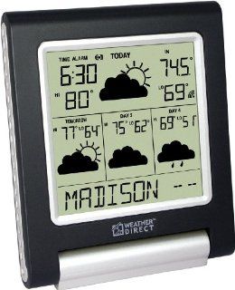 La Crosse Technology Weather Direct WD 3106UR B 4 Day LITE Internet Powered Wireless Forecaster   Weather Stations