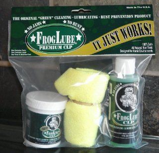 FrogLube CLP Paste 4 oz., 4 oz. Liquid & Microfiber Towel Frog Lube Lubricant  Gun Lubrication  Sports & Outdoors