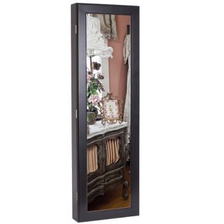 Margaux Wall Mounted Jewelry Armoire with Mirror