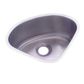 Lustertone 13 x 13 Undermount Corner Kitchen Sink