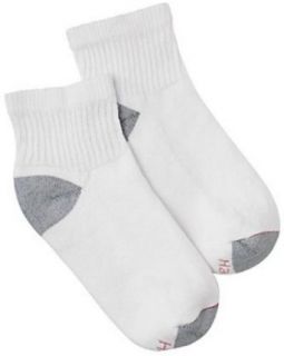 6 Pack Hanes Women's Cushion Ankle 681/6, White, 5 9
