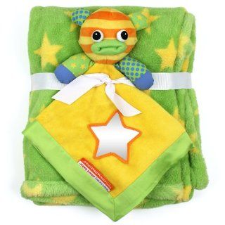 Littlemissmatched Fuzzie Buddy & Blanket  Stars  Nursery Blankets  Baby