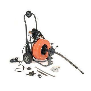 General Wire Electric Floor Model Machine W/ Power Feed, 100'X3/4" Cable & Cutter Set, Ps 92 C   Drain Augers  