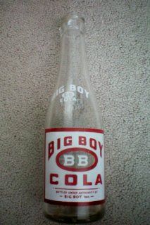 Collectible Bottle    BIG BOY BB COLA    Connorsville, Indiana  Decorative Bottles  