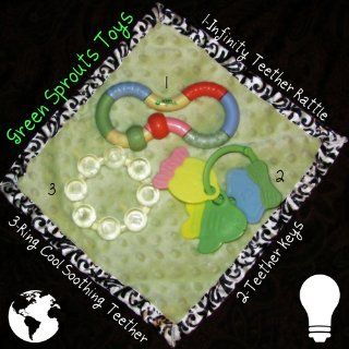 green sprouts Teether Keys  Baby Teether Toys  Baby