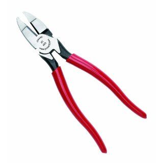 Jonard JIC 683 Linesmans B Type Side Cut Plier with Red Plastic Dipped Handle, 9 1/2" Length