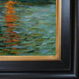 Tori Home Monet Impression, Sunrise Hand Painted Oil on Canvas Wall