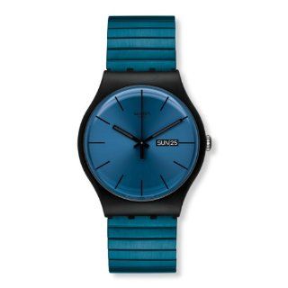 Swatch Blue Resolution Stainless Steel Mens Watch SUOB707A Swatch Watches