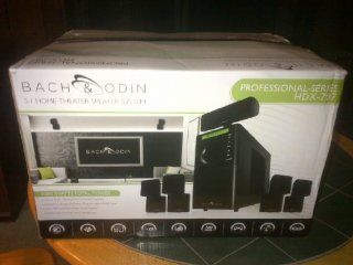 BACH & ODIN HDX 707 PROFESSIONAL SERIES 5.1 HOME THEATER SYSTEM Electronics