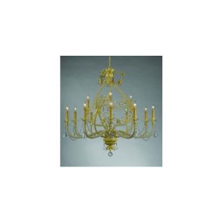 Regis 12 Light Chandelier in Champagne