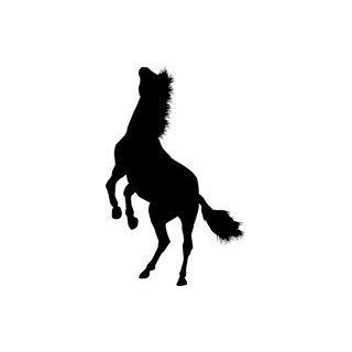 Rearing Horse Stencil 02   6 inch (at longest point)   14 mil heavy duty