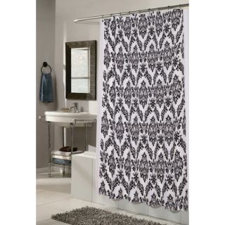 Carnation Home Fashions Regal 100% Polyester Fabric Shower Curtain