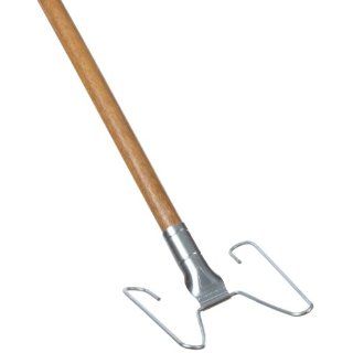 Rubbermaid Commercial FGU11000 Wedge Mop Wood Handle with Metal Frame