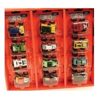 Mini Motorized Monster Trucks, 6 pc Set (Six Styles) Toys & Games