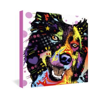 DENY Designs Dean Russo Border Collie Gallery Wrapped Canvas