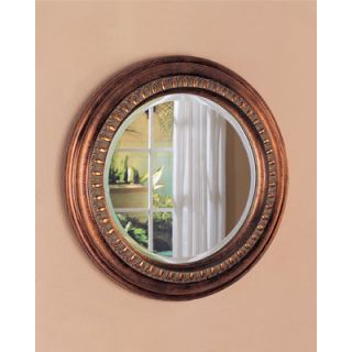 Wildon Home ® Toledo Beveled Round Mirror in Dark Bronze