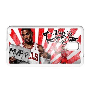 NBA Sports Team ChicagoBulls Superstar Derrick Rose Theme Phone Case Samsung Galaxy Note 3 N900 TPU Shell Case Cover VC 2013 01000 Cell Phones & Accessories
